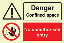 Public Information Photoluminescent Signs